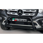 Mercedes-Benz vehicle with a front nudge bar Misutonida branding.